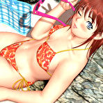 First pic of Topless anime babes on the beach getting fucked