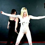 Third pic of Satine Spark Punished Nude - Blondes Lesbian Spanking