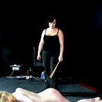 Fourth pic of Satine Spark Punished Nude - Blondes Lesbian Spanking