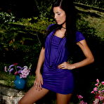 First pic of Club Nella nude in garden picture gallery