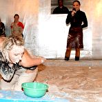 Fourth pic of Allwam.net presents: Messy glamour contest - wetlook catfight fetish messy girls wrestling glamour uniform fetish