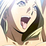 First pic of Bondanime.com present this movie : Blonde hentai sucked a pistol while public standing fucked