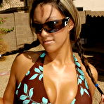 First pic of Rio in flower bikini for Kate's Playground