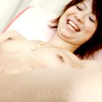 Second pic of Watch porn pictures from video Miriya Hazuki Asian spreads labia and gets vibrator between them - GangAV.com