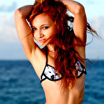 First pic of Firm Petite Redhead Teen Naked By The Ocean At Sunset