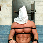 Fourth pic of Bound Gods - Brutal strong studs torture and fuck sex slaves in bdsm fetish scene with leather and filthy ropes