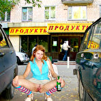 Third pic of Dirty Public Nudity. Drunk girl gets naked.
