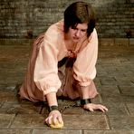 First pic of Severe striking and strapon fucking of gagged girl - BrutalTGP.com