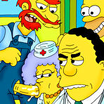 First pic of Cock hungry Marge filled by Bart Simpson on roof top \\ Cartoon Valley \\