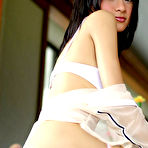 Second pic of Sexy Teen Babe Slips Off Cotton Panties To Show Her Fuzzy Pussy