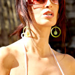 Second pic of Nikki Nova Slipping Off Her Wet Bikini At the Pool