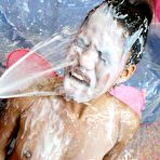 Fourth pic of Fucked up Facials - Latina Carmella Santiago sucking a lot of cocks until get a extreme facial!