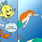 Second pic of Virgin Ariel Mermaid penetrated in the doctors chair [ Drawn Sex ]
