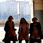 First pic of Dirty Public Nudity. Bad girls strutting naked.