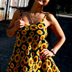 First pic of Public flashing - Chubby flasher opens coat in a public thoroughfare