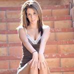 Second pic of FTV GIRLS - Adorable brunette teen babe posing her sexy tits and superb ass!