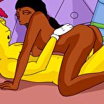 Fourth pic of Maude taking on and nailed to climax by Dr Hibbert \\ Comics Toons \\