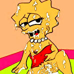 Fourth pic of Breasted Lisa was banged between her great nipples [ XL TOONS ]