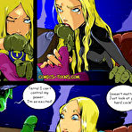 Fourth pic of Nympho Terra getting her pussy wet and taking cock \\ Comics Toons \\