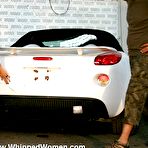 First pic of Crashed Baby - Never damage the car of your pimp or you will get damaged by the sulky whipm