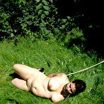 Fourth pic of Asian Lawn Bondage