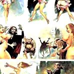 First pic of Breasty blondes explicit jokes at FreePornJokes.com