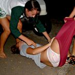 First pic of Real amateur girlfriends having sex Naked sexy amateurs showing off their sweet shaved pussies