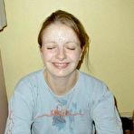 Third pic of Real amateur girlfriends having sex Naughty amateur sexy sluts loving hot and creamy facials