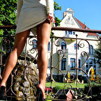 Third pic of LegsWorld.de - Lady Barbara in foot fetish action