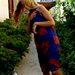 First pic of Blonde Teen posing Nude Outside