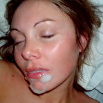 Fourth pic of Cum On Wives - Real submitted pics of amateur housewives getting cumshots!