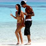 Fourth pic of Tulisa Contostavlos sexy in bikini on the beach in Maldives