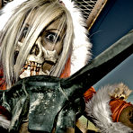 Third pic of Exclusive Actiongirls Mercenary Andy Hartmark - Bridgette Bad Santa Photos Actiongirls.com