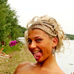 Fourth pic of Dirty Public Nudity. Nude by the river.
