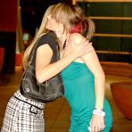 Second pic of FTV Girls Gallery :  Katelynn : A pretty teenie's night out flashing and fingering her pussy