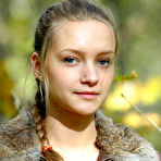 First pic of Met Art cutie Irina in the woods