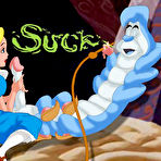 Fourth pic of Caterpillar gets stripped and drilled by Mad Hatter \\ Cartoon Valley \\