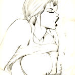 Fourth pic of Lara Croft cries in ecstasy and gets hardly railed \\ I Draw Porn \\