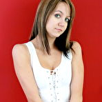 First pic of Andi Pink - Hot teen bunny Andi Pink strips her underwear and shows us her perky round tits.