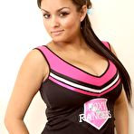 First pic of Boob Study - Sexy busty cheerleader Kelley taking off her uniform