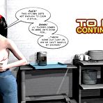 Fourth pic of Bizarre orgy in pizzeria 3D pregnant cartoon voyeur comics anime about teen huge cock in fat chubby pussy or public hardcore of young dude & mature hooker in cafe office: toon hentai xxx belly