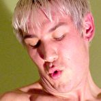 Third pic of Real homemade gay amateur porn of german blond boy Paul: twinks jerking off home alone