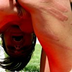 Fourth pic of Stripes and welts on her pussy