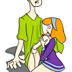 First pic of Daphne gets bombed and gets pussy filled up in cum  \\ Cartoon Porn \\