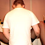 Third pic of Hot guy with heavy cock has a perfect fuck with sultry sluttish babe in her bathroom tonight! 