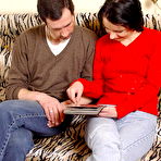 First pic of He wanted to fuck this chick for a long time and now satisfies his hunger dirtily using all babes holes! She cries but enjoys stiff cock moving in her!