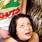 Third pic of He wanted to fuck this chick for a long time and now satisfies his hunger dirtily using all babes holes! She cries but enjoys stiff cock moving in her!