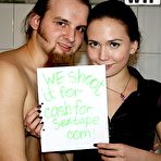 Fourth pic of Homemade amateur sex with gf&rsquo;s holes on stick - PrivateSexTapes.com