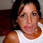 Second pic of Cum On Wives - Real submitted pics of amateur housewives getting cumshots!