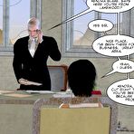Fourth pic of BDSM school for virgins 3D sex comics and 3D anime bondage porn story about the sex teacher of young virgin: 1th facial cumshot and blowjob of schoolgirl